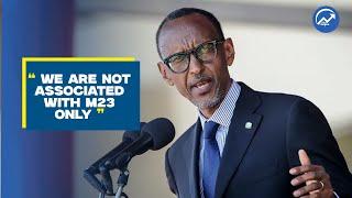 Paull Kagame addressing the conflict in the eastern DRC || supporting and financing M23