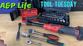 Tool Tuesday! Five 1/4 ratchets every A&P should add to their toolbox!  Aircraft mechanic tools.