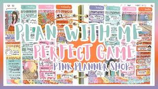 Plan With Me: Perfect Game (Pink Planner Shop)