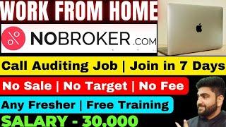 NoBroker | Work From Home Job | Online Job at Home | Part Time Job | Vacancy 2024 |Earn Money Online