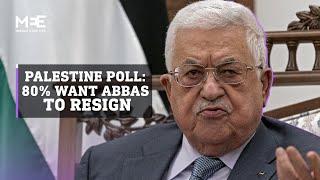 80% of Palestinians want Mahmoud Abbas to resign