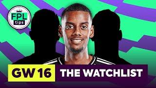 FPL GW16: THE WATCHLIST | Isak on the Rise | Gameweek 16 | Fantasy Premier League 2024/25 Tips