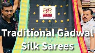 % PURE GADWAL SILK SAREES WITH SILKMARK | HANDWOVEN TO PERFECTION | ADI INDIAN SILK HOUSE