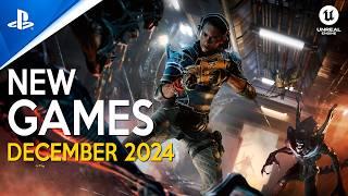 NEW GAMES coming in DECEMBER 2024 with Crazy NEXT GEN Graphics