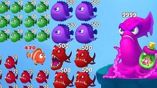 Fishdom Ads Mini Games 05 New Update All Levels - Eat Fish Trailer