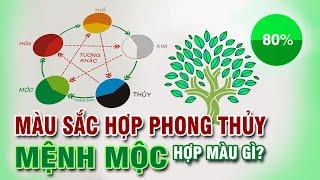Mệnh Mộc hợp màu gì | Mệnh Mộc Kỵ màu gì | Màu sắc phong thủy | Trong thiết kế và cuộc sống