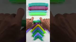 Changing color Odd-ASMR POPs #diy #satisfyingvideos #relaxing #creative #oddasmr #insideout #colors