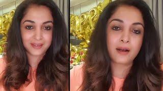 Actress Ramya Krishna Emotional Byte About Her Fans | IG Telugu