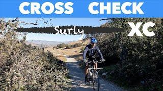 Surly Cross Check first dirt ride. I run a 1x11 drivetrain.