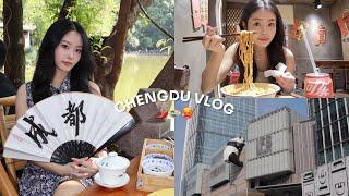 vlog91 成都CDC️成都美食攻略、本地人最愛的辣火鍋、體驗四川喝茶文化＆小麵文化、一個人的solo trip‍️！VLOG。