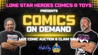 Comics On Demand - Premiere Episode - Live Comic Auction & Claim Sale