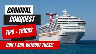 Things to Know Before Sailing on the Carnival Conquest | Carnival Cruise Tips