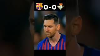 Barcelona vs Real Betis | Messi Hattrick #shorts #football #youtube