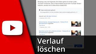 Youtube Verlauf löschen | Youtube Suchverlauf löschen  Tutorial