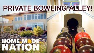 Lakehouse With A BOWLING ALLEY | Lakefront Luxury | Home.Made.Nation