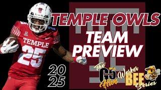 Temple Owls 2025 Football Team Preview - Worker Bee Series