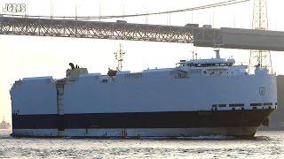 Shipspotting Japan - MV PATARA Vehicles Carrier 自動車船 関門海峡 2014SEP