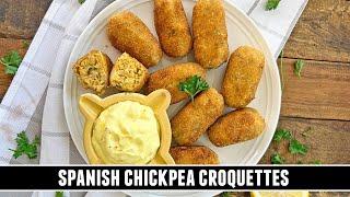 Got Canned Chickpeas? Make these Spanish Chickpea Croquettes