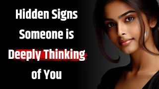 Hidden Signs Someone is Deeply Thinking of You || Psychology Facts || ABC Quotes