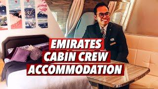 EMIRATES CABIN CREW ACCOMMODATION TOUR