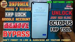 infinix note 7 FRP bypass|infinix X690B Google Account Unlock|Octopus FRP Tool