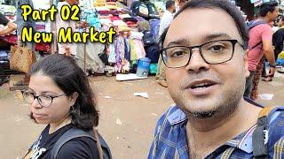 Street walk at New Market Area before Durga Puja 2024 | Bertram Street | Hogg Market before Puja |