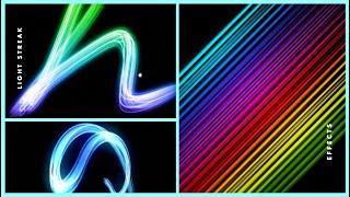 Light Streak Effect in Photoshop | Graphic design