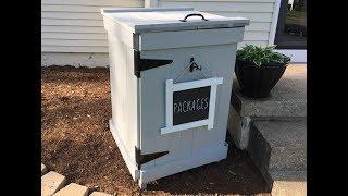 'On The Fly...DIY' Porch Pirate Proof Mailbox