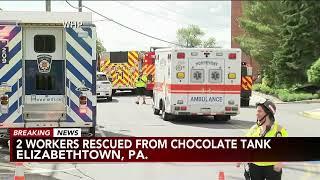 2 rescued after falling into tank full of chocolate at M&M Mars factory in Pennsylvania