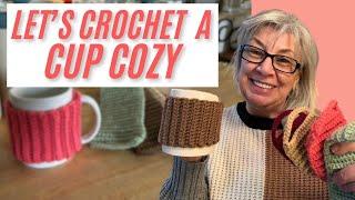 How to Crochet a Cup Cozy / Mug Holder