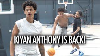 KIYAN ANTHONY BACK IN THE LAB 