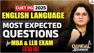 CUET PG 2025 ENGLISH GRAMMAR Most Important Topic for CUET Exam ! Paper यही से आएगा 