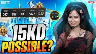 CONQUEROR TOP 100 LIVE15 KD ? BGMI 3.5 UPDATEBGMI LIVE |#bgmilive #girlgamer #pubgmobile