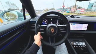 New 2025 Porsche Macan 4 Electric | POV Test Drive & Review | 408 HP