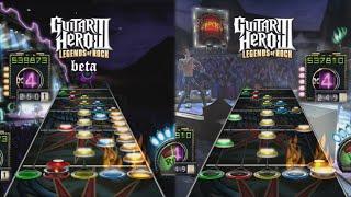 Guitar Hero 3 Beta - "Through The Fire and Flames" Chart Comparison (Expert Guitar)