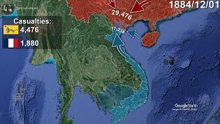 Sino-French War in 1 minute using Google Earth