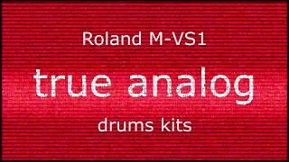 Roland M-VS1. Part 4. Drums Kits