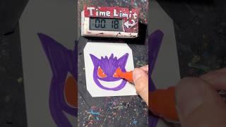 【ASMR】Drawing Gengar in 40 Sec