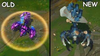 SKARNER REWORK New vs Old Abilities Comparison (League of Legends)