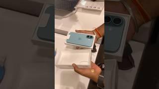 iPhone 16 Teal UNBOXING #shorts #unboxing #iphone #apple #tech