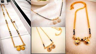 Gold mangalsutra designs,short and long /gold gantan designs #fashion #jewellerydesign #jewellery