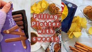 Filling platter with sweets || ASMR (no talking)