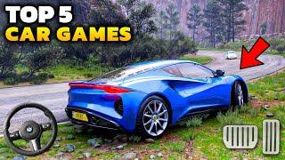 Top 5 Best Car Driving Games for Android 2025 l Ultra Realistic & Open World Games!