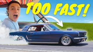 My Slammed/Supercharged '65 Mustang is TOO FAST! (Blueberry Grows Balls PT.2)