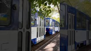 Original Tatra T6B5 tram in Riga 