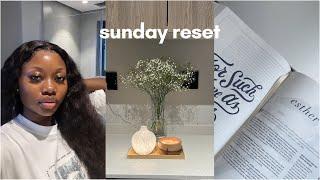 sunday reset with me 🫧 | deep cleaning + restocks + self care + getting back on track + cook with me