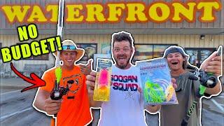 1v1v1 NO BUDGET Fishing GAS STATION Big Fish Challenge!