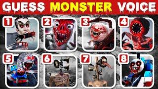 Guess the Eat MONSTER'S VOICE - Eater Monster | Coffin Dance Meme