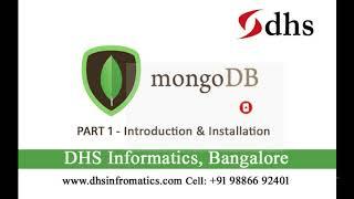 MongoDB  | Part 1 - Introduction & Installation | DHS Informatics