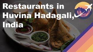 Restaurants in Huvina Hadagali, India